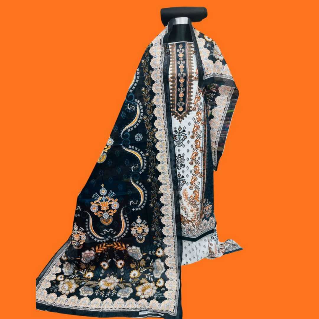 জামজম প্যাটার্ন, থ্রি-পিস, পিওর সুতি থ্রি-পিস, কটন থ্রি-পিস, মহিলাদের থ্রি-পিস, বাংলাদেশ থ্রি-পিস, জামজম ডিজাইন