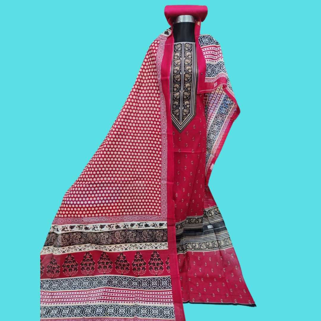 জামজম প্যাটার্ন, থ্রি-পিস, পিওর সুতি থ্রি-পিস, কটন থ্রি-পিস, মহিলাদের থ্রি-পিস, বাংলাদেশ থ্রি-পিস, জামজম ডিজাইন