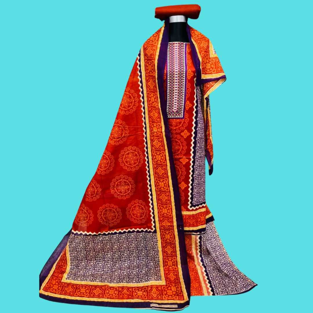 জামজম প্যাটার্ন, থ্রি-পিস, পিওর সুতি থ্রি-পিস, কটন থ্রি-পিস, মহিলাদের থ্রি-পিস, বাংলাদেশ থ্রি-পিস, জামজম ডিজাইন