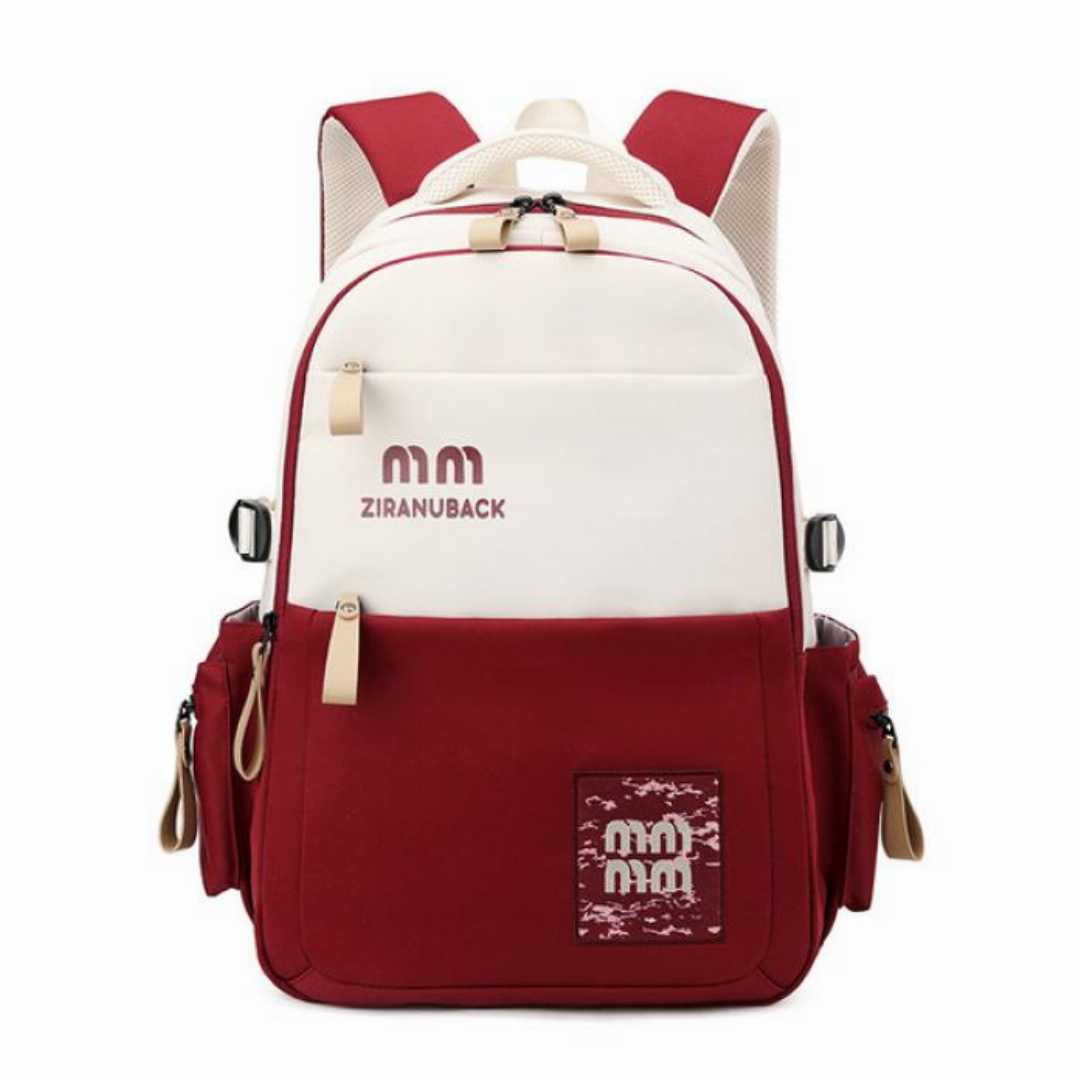 Red,Stain-Resistant,School,Backpack,for,Middle,School,,High,School,&,College,Students