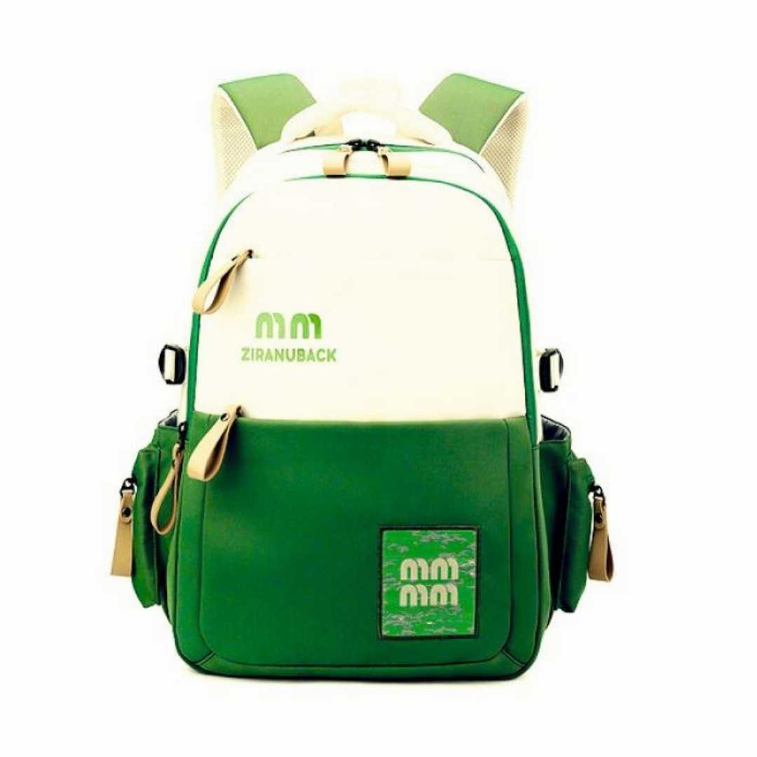 Green,Stain-Resistant,School,Backpack,for,Middle,School,,High,School,&,College,Students