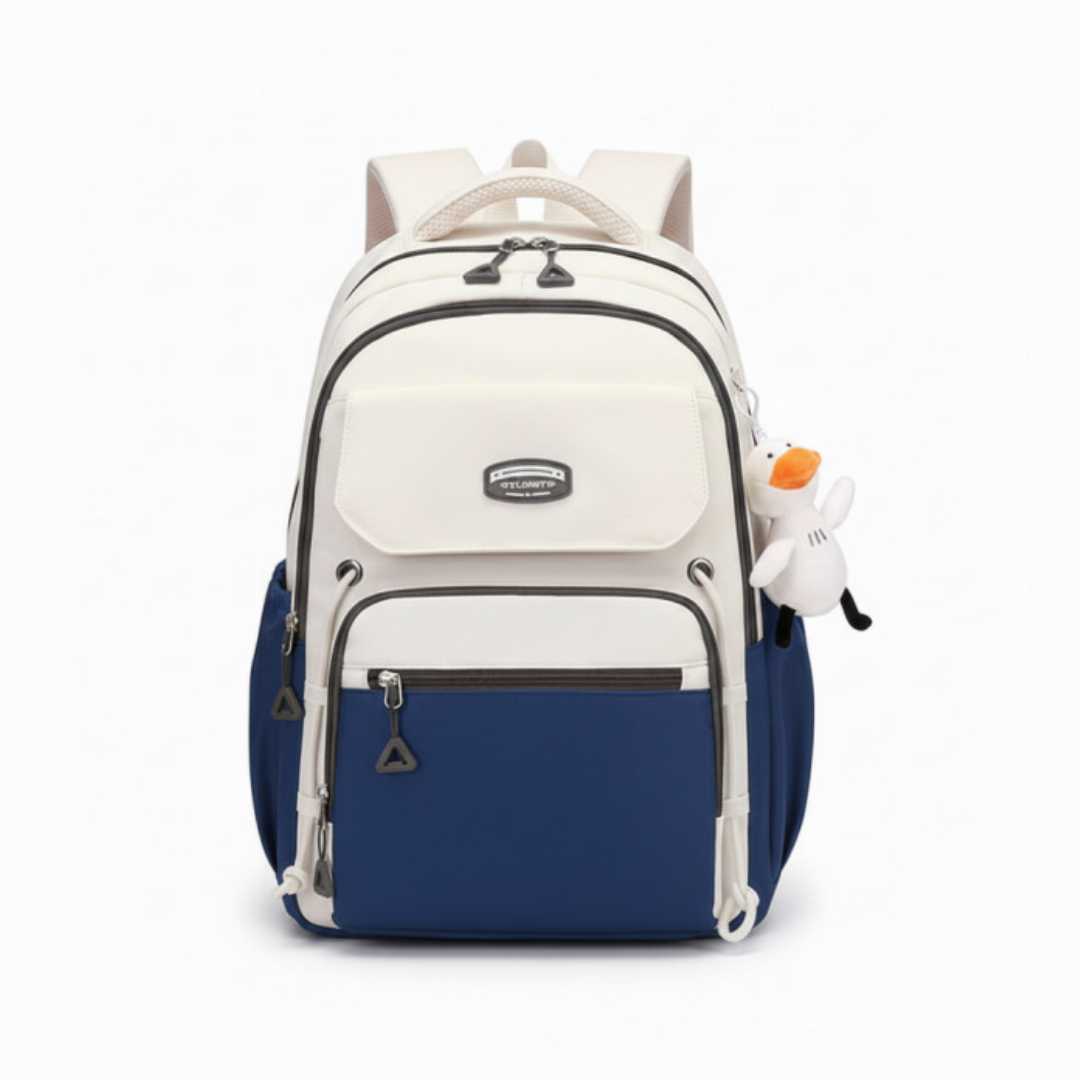 Blue ,Stain-Resistant,School,Backpack,for,Middle,School,,High,School,&,College,Students