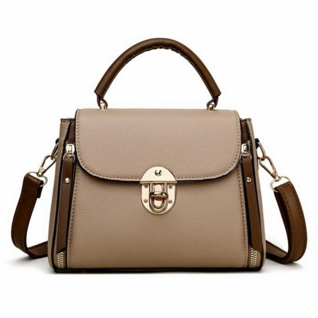 Fashion Shoulder For Women Ladies Crossbody Hand Bags Luxury Purses And Handbags New (Khaki)