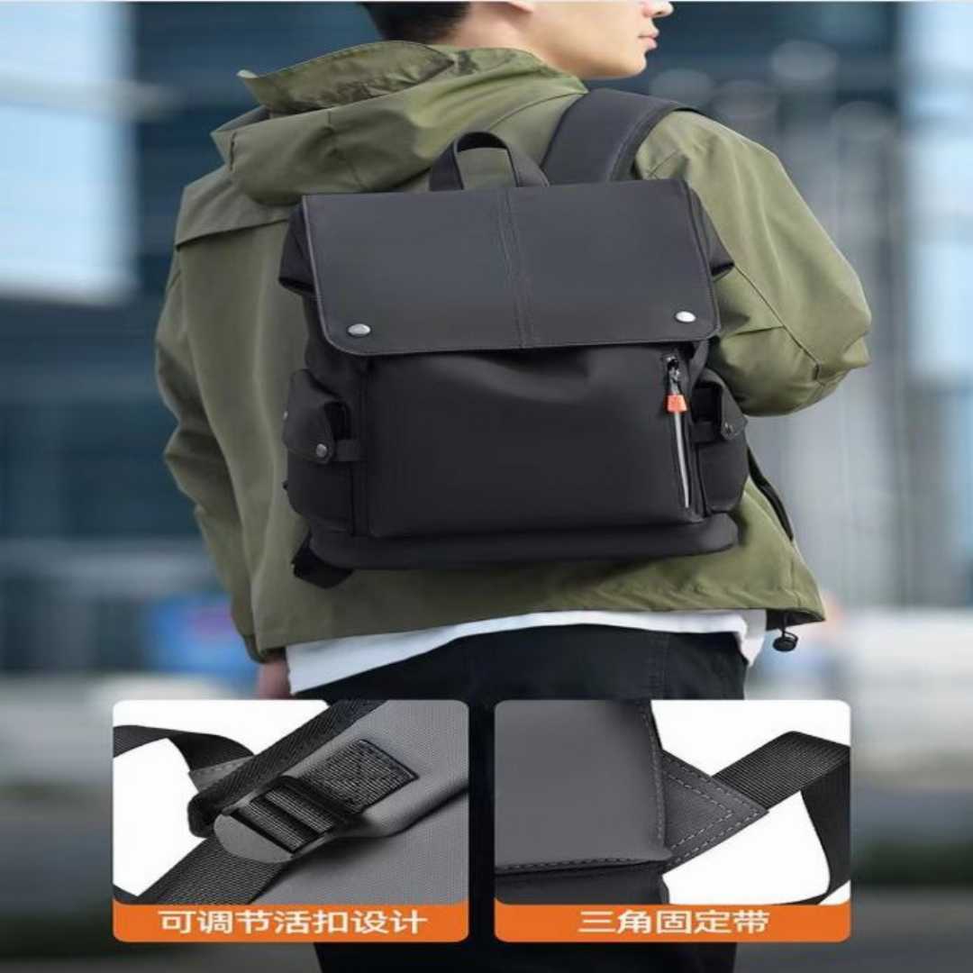 Large,Capacity,College,&,Travel,Backpack,–,Black |,Waterproof,Laptop,Backpack