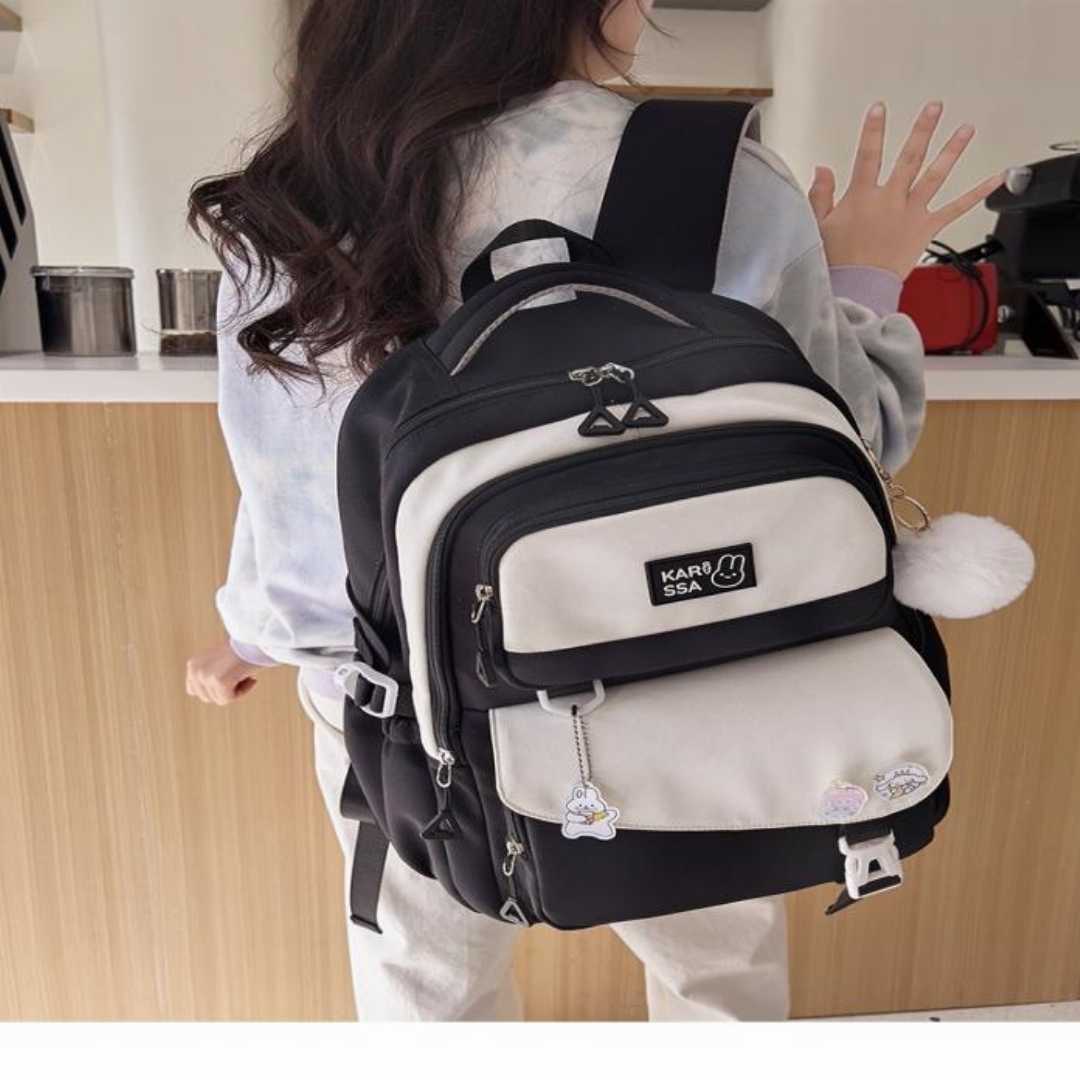 đ Premium Kids School Backpack Combo (Any 2 Bags) â Purple, Mint Green, Black & Pink | Only ā§ŗ1600
