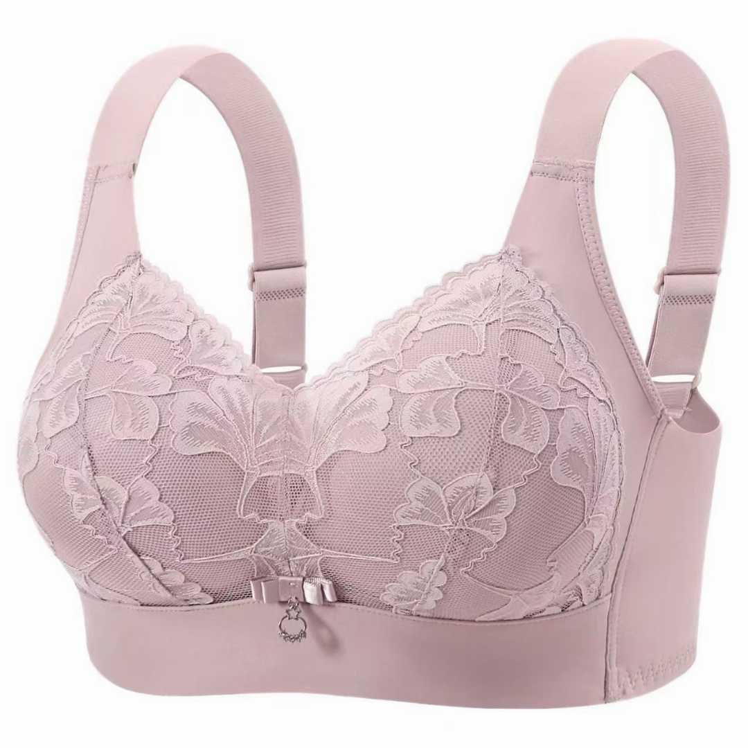 China Wireless Bra Full Coverage Foam Bra-Onion Pink