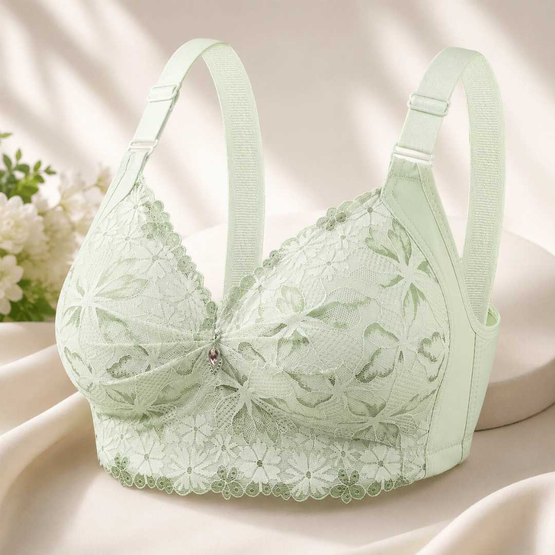 💚🖤 2 Pcs China Eye-Catching Round Shape Bra- Green + Black Combo 🖤